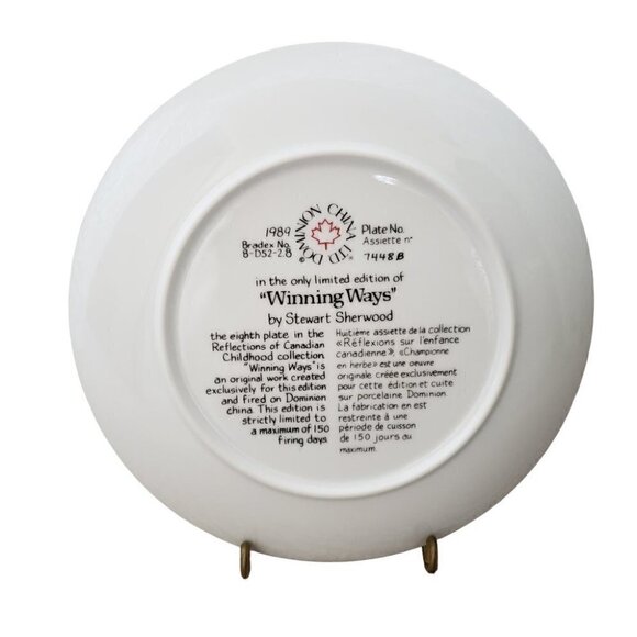 Vintage collectible plate by Stewart Sherwood 1989 Winning Ways - Picture 3 of 4